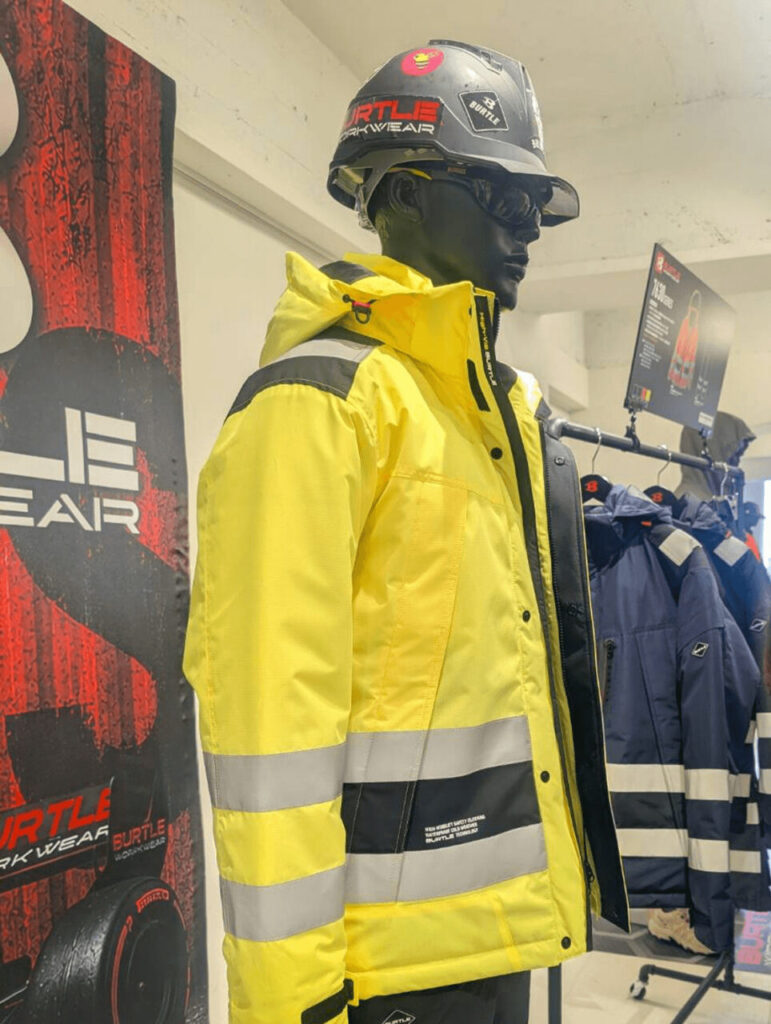 バートル 7630 防水防寒ジャケット ハイビズイエローの展示
